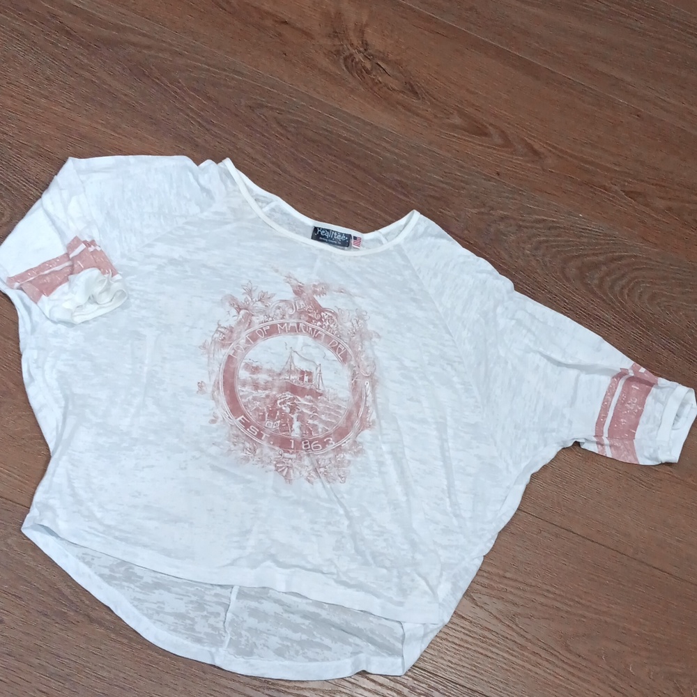 REALITEE 3/4 SLEEVE THIN TSHIRT.  #5719